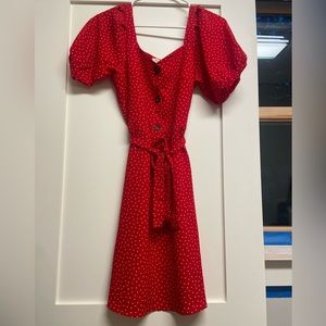 Women’s Red Polka Dot Dress